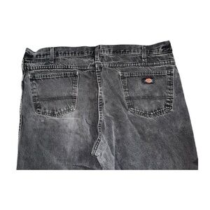Y2K men’s faded Dickies black denim straight leg jeans size 40x30